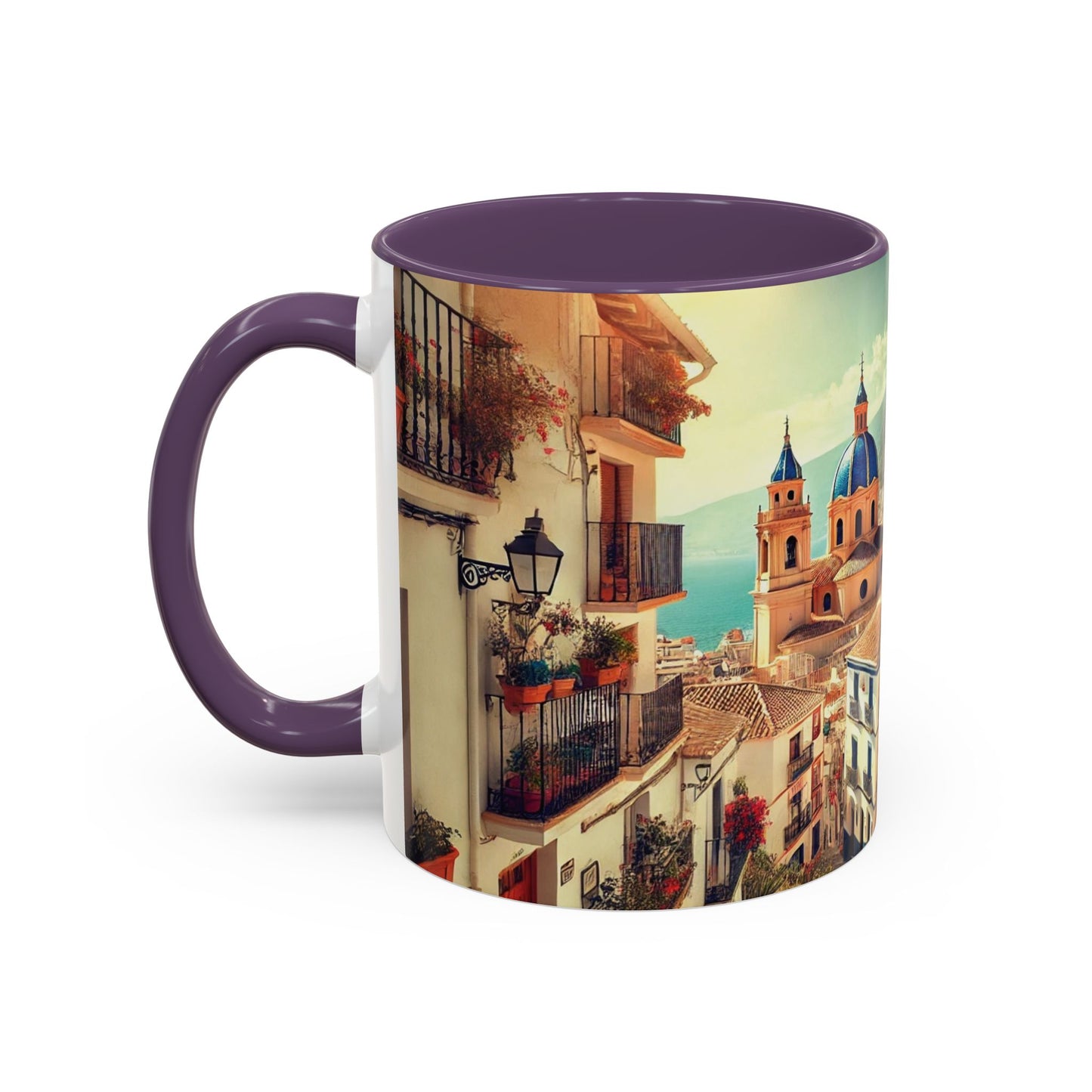 Kaffeetasse im mediterranen Stil – Spanien-Reisegeschenk