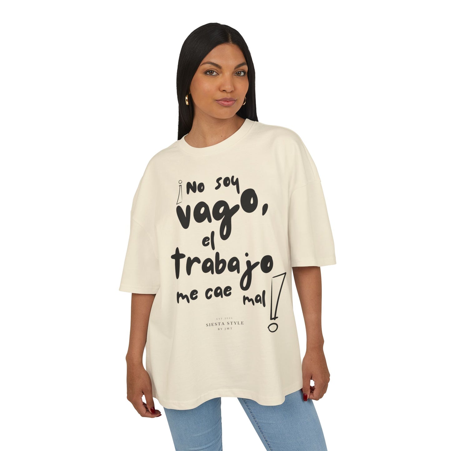Unisex Ultra Heavy Cotton Box Tee - No soy vago_DTG Print