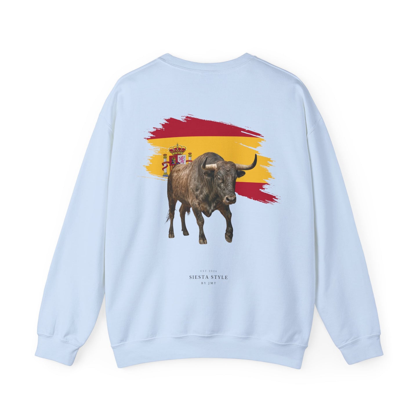 Crewneck Sweatshirt - Bold Bull & Flag