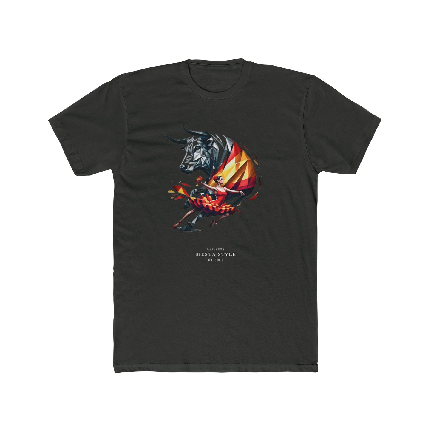 Bull T-Shirt – Dancing Woman & Bull Design by Siesta-Style