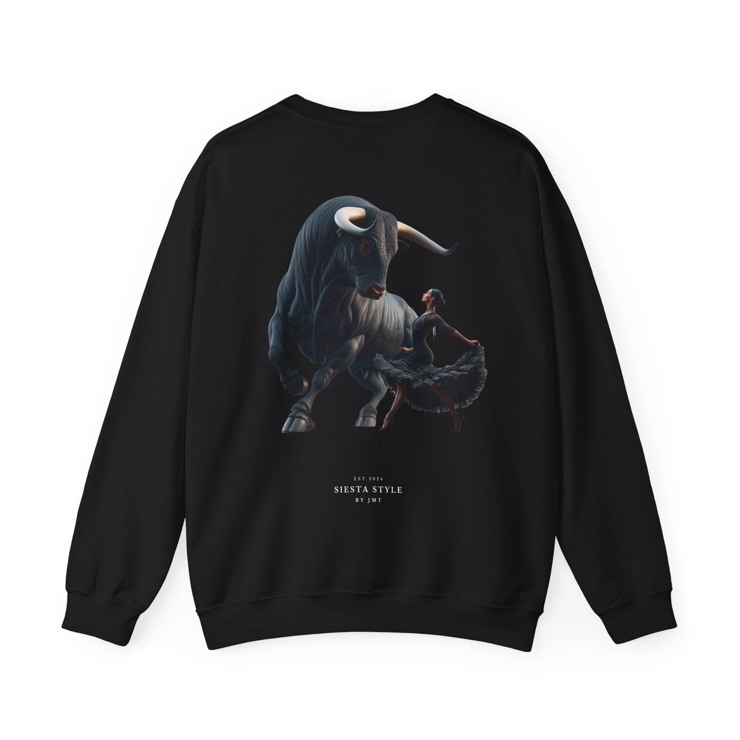 Crewneck Sweatshirt - Bold Bull & Dancer Design
