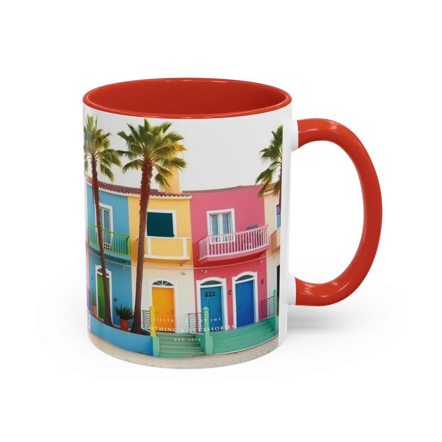 Kaffeetasse im mediterranen Stil – Spanien-Reisegeschenk 