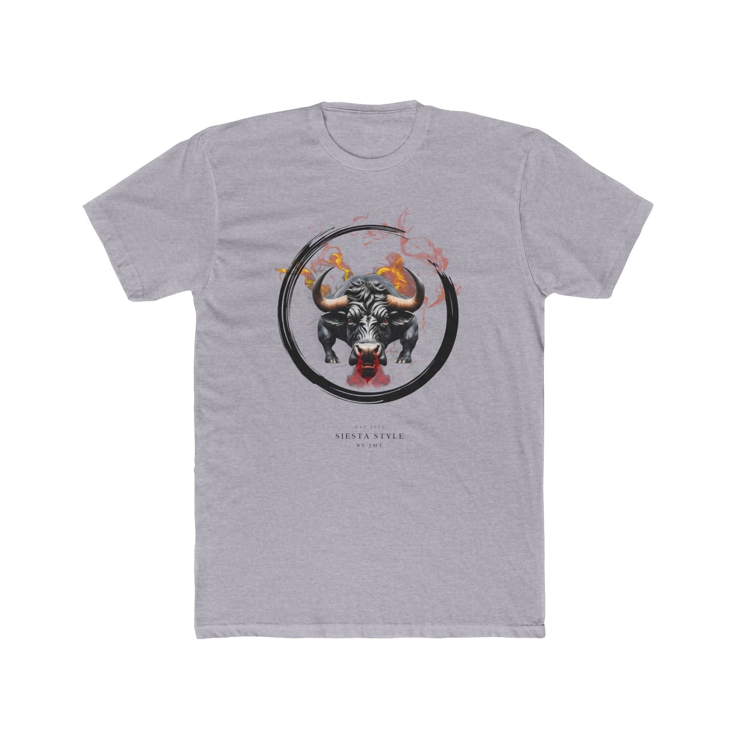 Bull T-Shirt by Siesta-Style – Unisex Cotton Crew Tee with Fierce Design