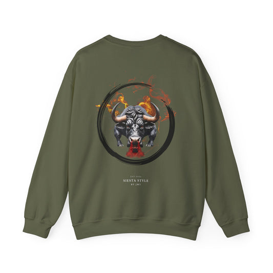 Bold Bull Crewneck Sweatshirt – Wear the Spirit of Spain with Style