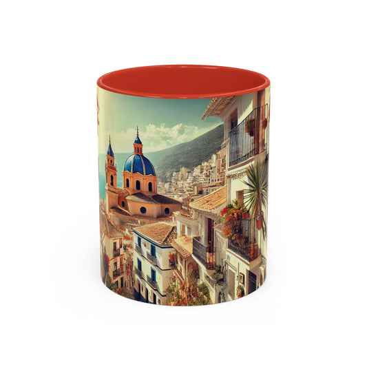 Kaffeetasse im mediterranen Stil – Spanien-Reisegeschenk 