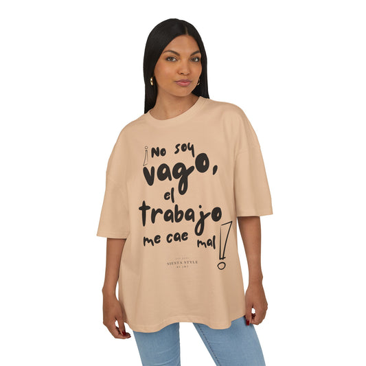 Unisex Ultra Heavy Cotton Box Tee - No soy vago_DTG Print