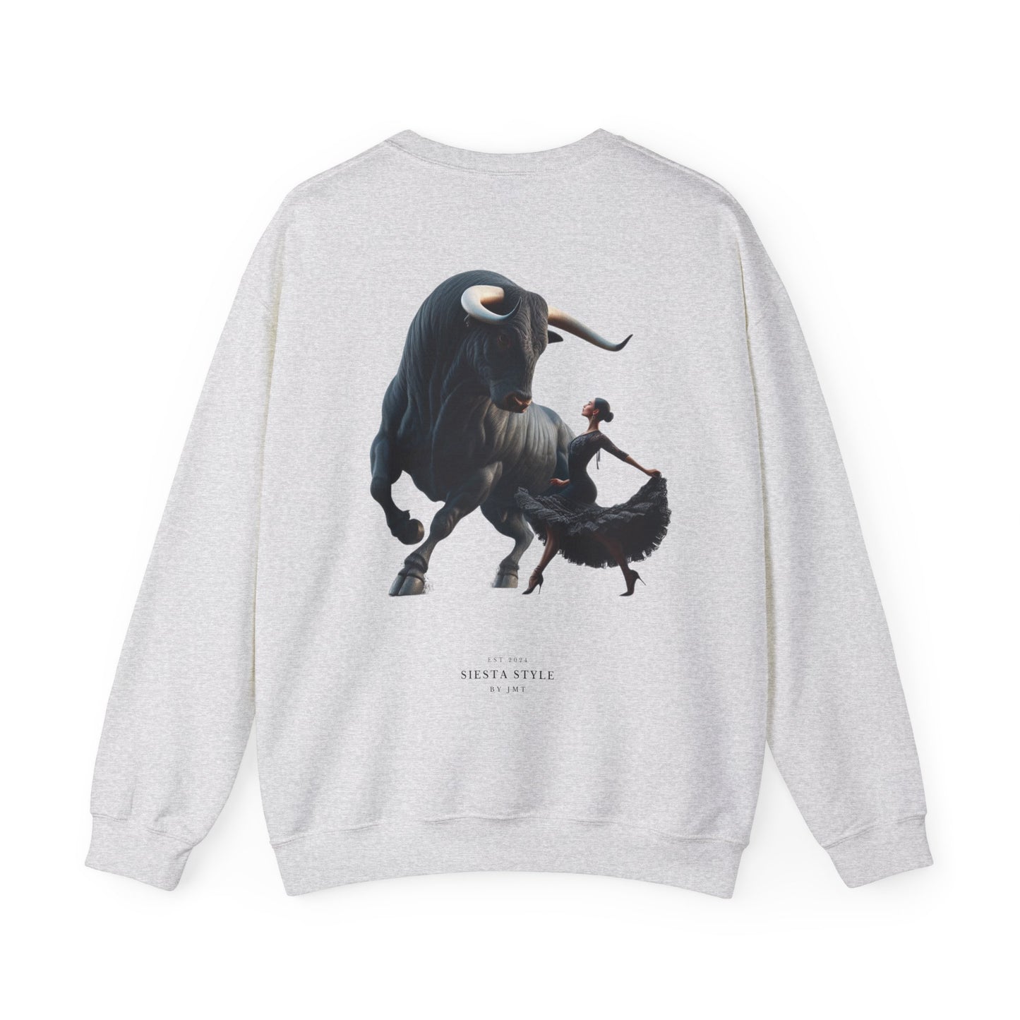 Crewneck Sweatshirt - Bold Bull & Dancer Design