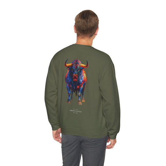 Crewneck Sweatshirt - Color Bold Bull