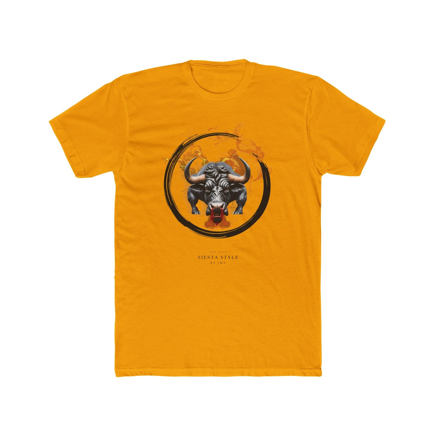 Bull T-Shirt by Siesta-Style – Unisex Cotton Crew Tee with Fierce Design
