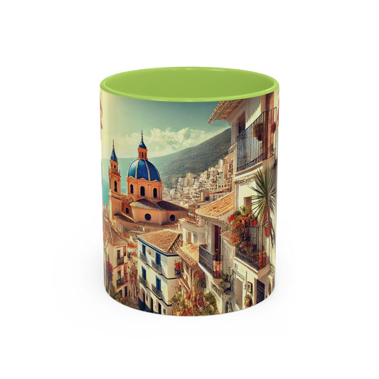 Kaffeetasse im mediterranen Stil – Spanien-Reisegeschenk 