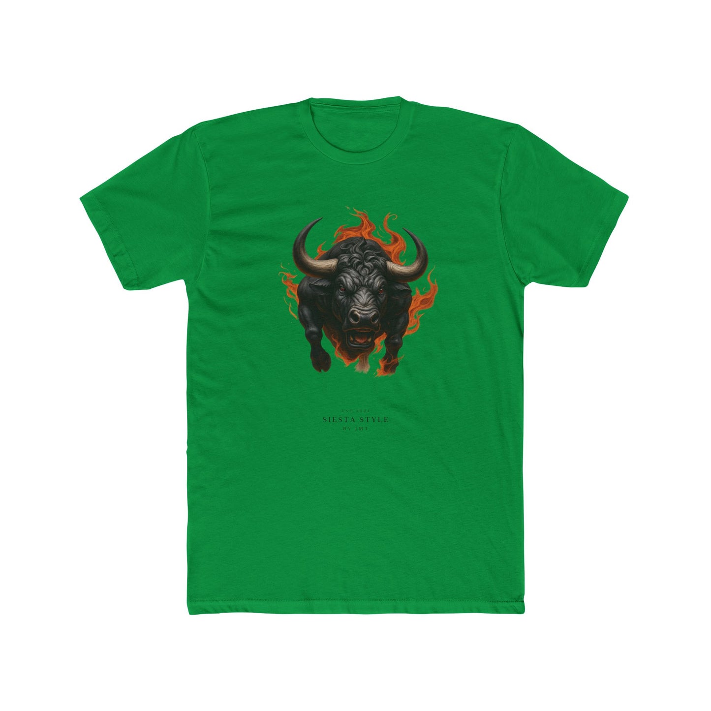 Bad Bull - Tshirt - Unisex Cotton Crew Tee | Siesta Style