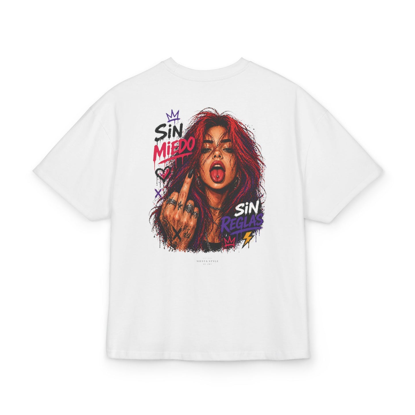 Unisex Ultra Heavy Cotton Box Tee - SIN MIEDO