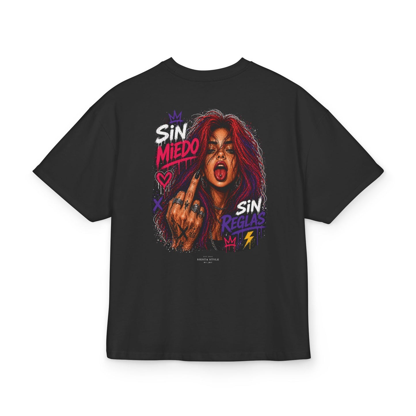 Unisex Ultra Heavy Cotton Box Tee - SIN MIEDO