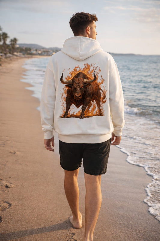 STELLENANGEBOT Oversize-Hoodie - Burning Bull