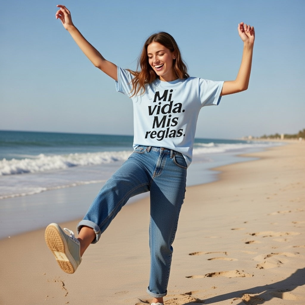 VACANCY Oversized Shirt "Mi vida. Mis reglas"