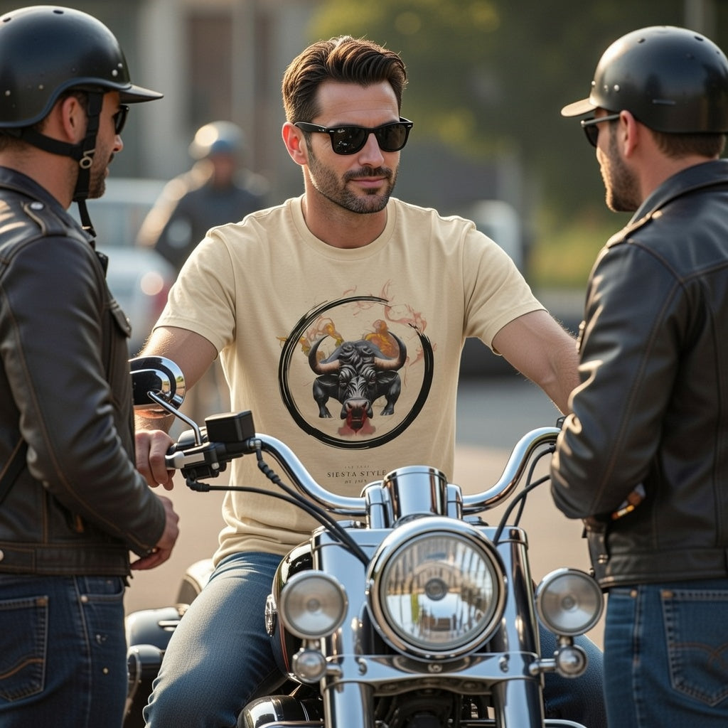 Stier-T-Shirt von Siesta-Style – Unisex Baumwollshirt mit kraftvollem Design